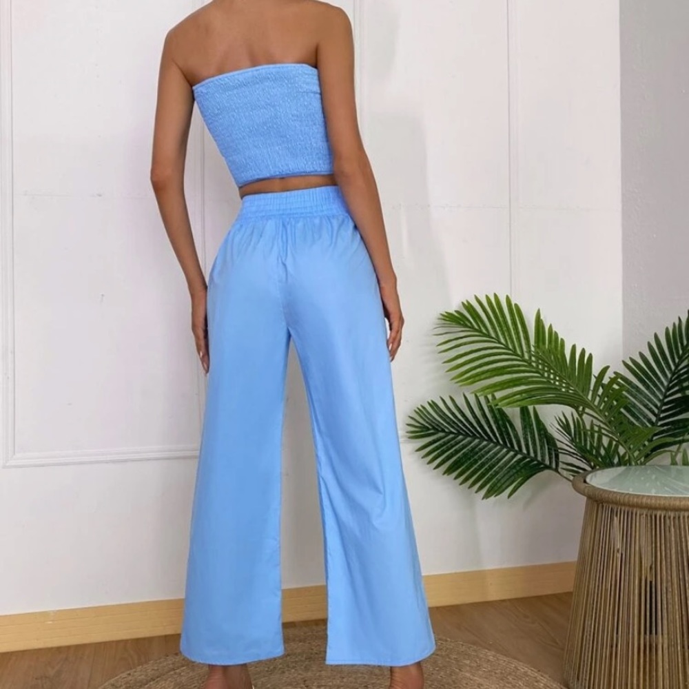 Blue Two Piece Set - Picture 2 of 3